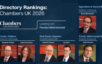 Fenners rank as a leading set in the 2026 Chambers UK Bar Directory