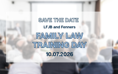 Save the Date: Family Law Training Day 2026